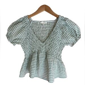 L.A. Hearts from PacSun, short sleeve peplum v-blouse